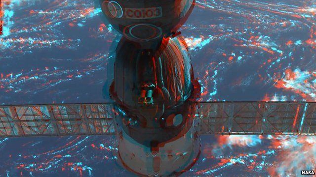 A 3D image of the International Space Station