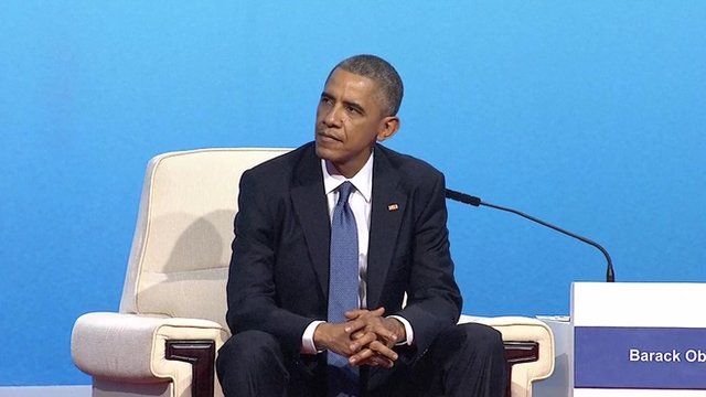 Barack Obama at Apec summit