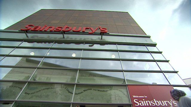 A Sainsbury's store front