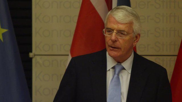 Former Prime Minister Sir John Major