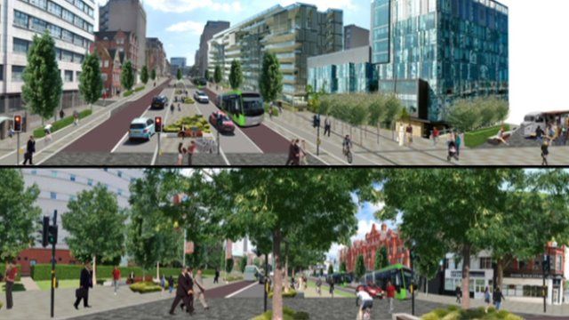 Artist's impressions of proposals