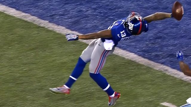 Watch New York Giants' Odell Beckham Jr's amazing catch - CBBC Newsround