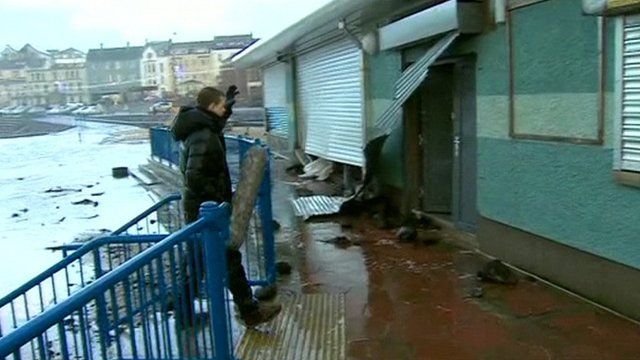 BBC Correspondent Chris Buckler reports from Portstewart