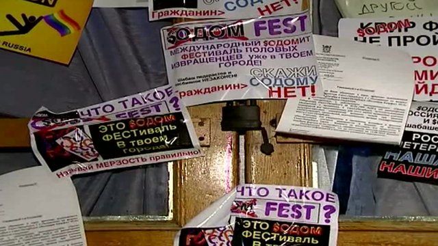 Russias Gay Community Scared Following Propaganda Law Bbc News