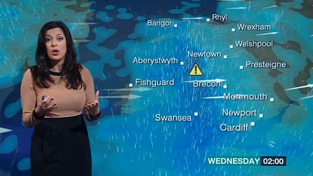 Heavy Rain May Bring Local Flooding In Wales Bbc News