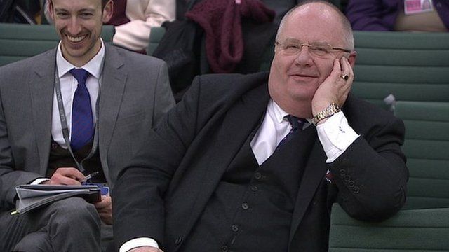 Communities Secretary Eric Pickles's comments drew laughter around the room