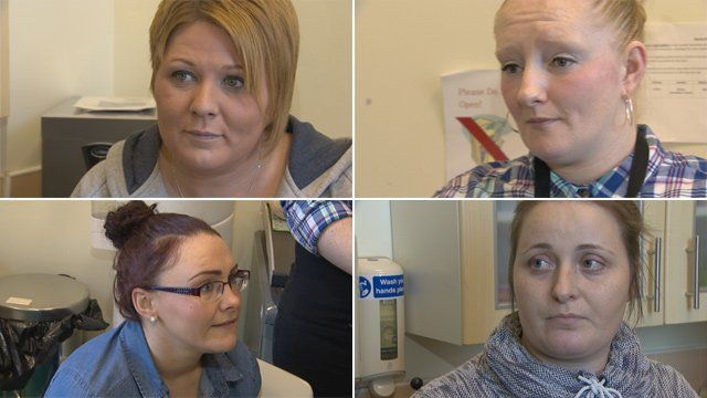Pamela, Josephine, Lorraine and Leanne