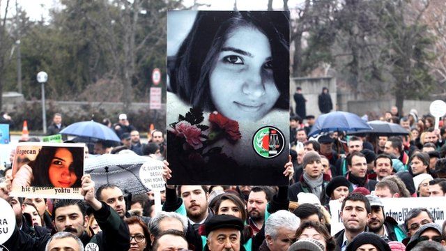 Turkish Woman Murder Sparks Angry Protests Bbc News 