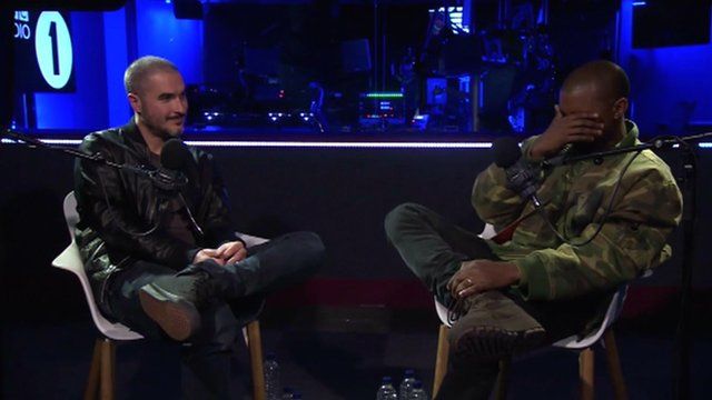 Zane Lowe and Kanye West