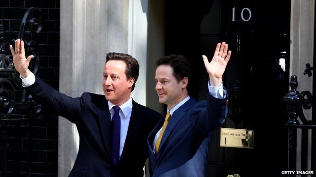 Cameron and Clegg in 2010