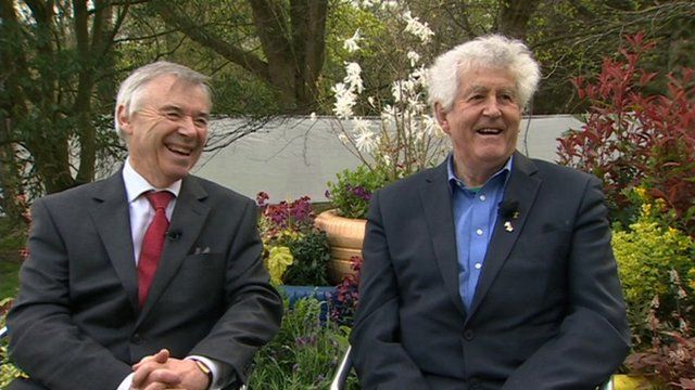 Ieuan Wyn Jones a Rhodri Morgan