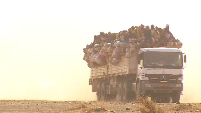 The Perilous Journey Migrants Make To Reach North Africa Bbc News