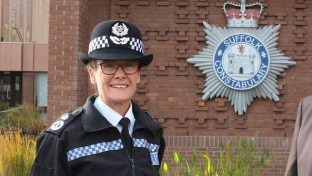 Suffolk Police's Chief Constable Rachel Kearton