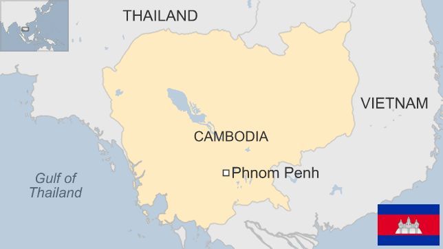 Map of Cambodia