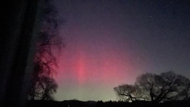 Northern Lights over Craven Arms