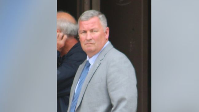 Neil Metcalf standing outside Liverpool Crown Court