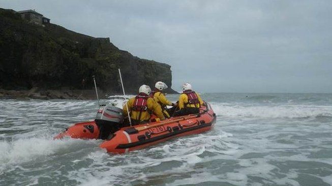 St Agnes inshore lifeboat
