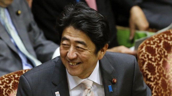 File photo: Japanese Prime Minister Shinzo Abe