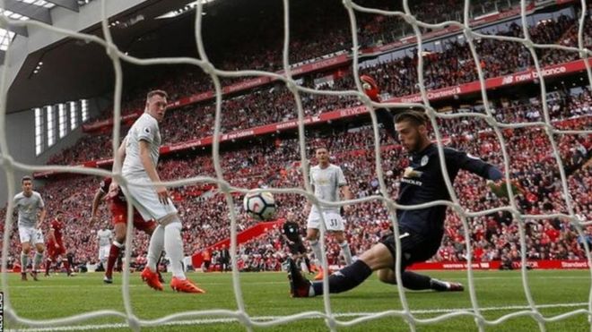 Kipa David De Gea amefanikiwa kutofungwa katika mechi 18 za ligi ya Uingereza