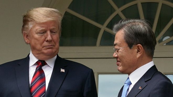 트럼프 대통령은 한국 정부의 '최소 13% 인상안'을 거부한 것으로 알려졌다