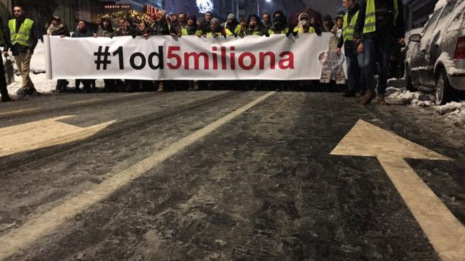 protest Stop krvavim košuljama u Beogradu