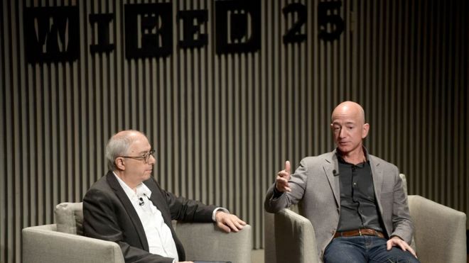 Джефф Безос выступал на юбилейном мероприятии для технологического журнала Wired