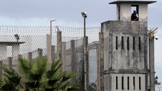Guarda no complexo penitenciÃ¡rio de Itatinga