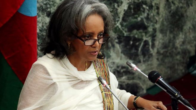 Image result for ethiopia's first female president Sahle-Work Zewde
