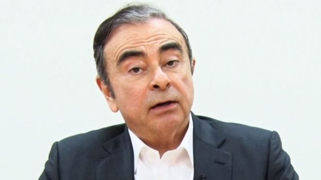 Carlos Ghosn in the video