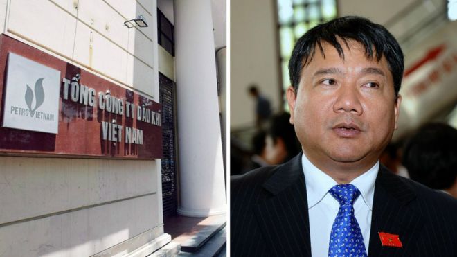 Ông Đinh La Thăng bị Ủy ban Kiểm tra Trung ương quy trách nhiệm người đứng đầu về các vi phạm của Tập đoàn Dầu khí Việt Nam (PVN)