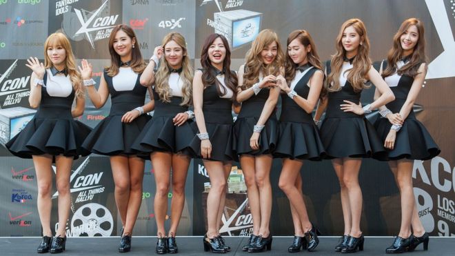 LOS ANGELES, CA - AUGUST 10: Girls Generation attends KCON 2014 - Day 2 at the Los Angeles Memorial Sports Arena on August 10, 2014 in Los Angeles, California.