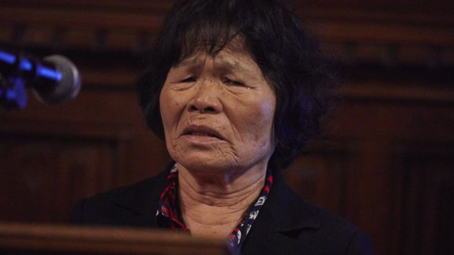 Bà Trần Thị Ngải nói về việc bị hãm hiếp tại quê nhà ở Phú Yên trong Cuộc chiến Việt Nam.