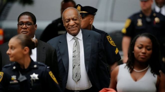Bill Cosby llega al juzdado en Pennsylvania, el 17 junio de 2017