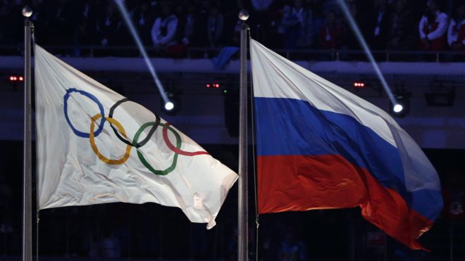 Sochi 2014 flags