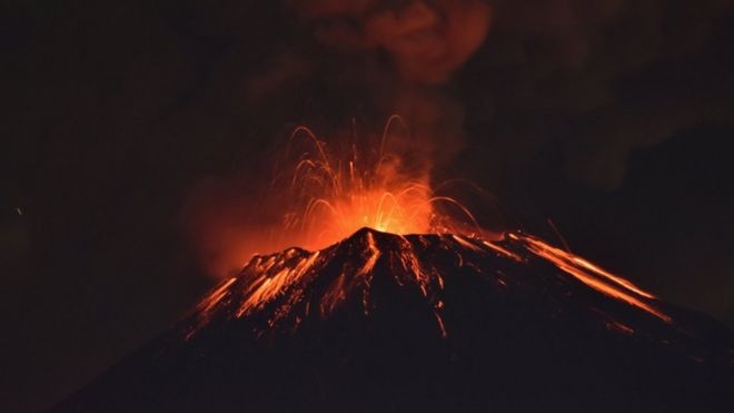 El Popocatépetl