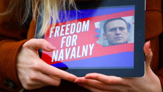 акция в поддержку Навального