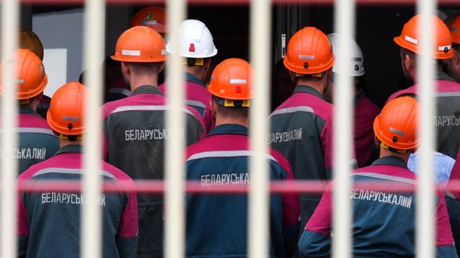 Забастовка на "Беларуськалий"