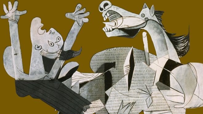 Fragmento del Guernica