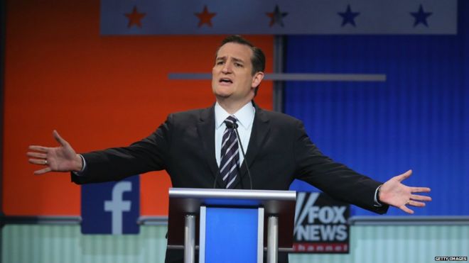 Техасский сенатор Тед Круз на республиканских дебатах