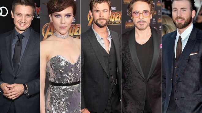 Infinity War: Avengers cast get matching tattoos - BBC News
