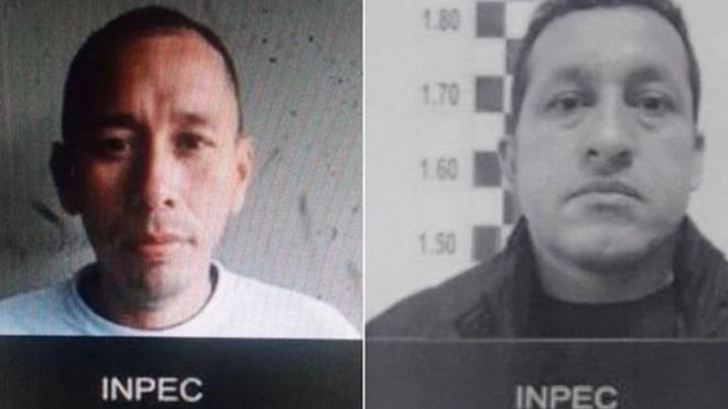 Tahanan kabur di kolombia