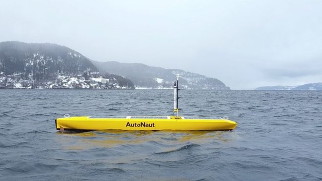 AutoNaut роботизированная лодка