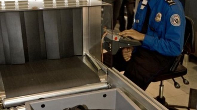 Airport security scanner, generic image