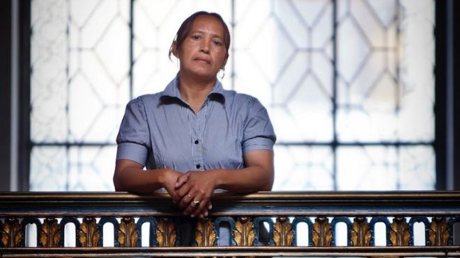 A domestic worker in the US