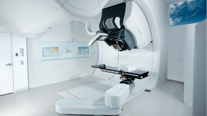 How the final proton beam therapy room will look