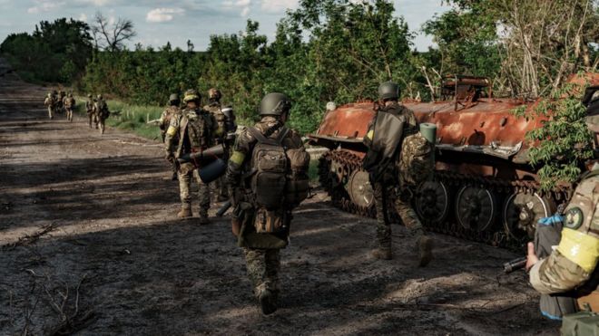Украинские военные