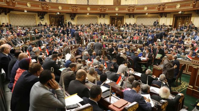 Заседание парламента Египта 16 апреля 2019 года