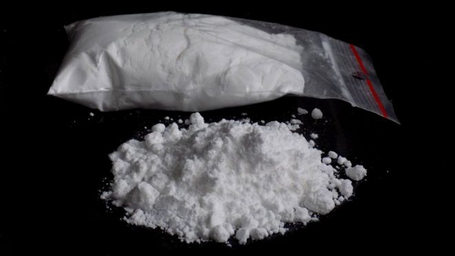 Cocaine is pictured in an undated file image