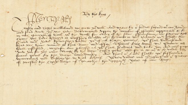 Письмо Генриха VIII