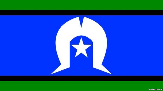 Флаг острова Торресова пролива